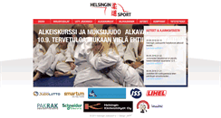 Desktop Screenshot of helsinginjudosport.fi
